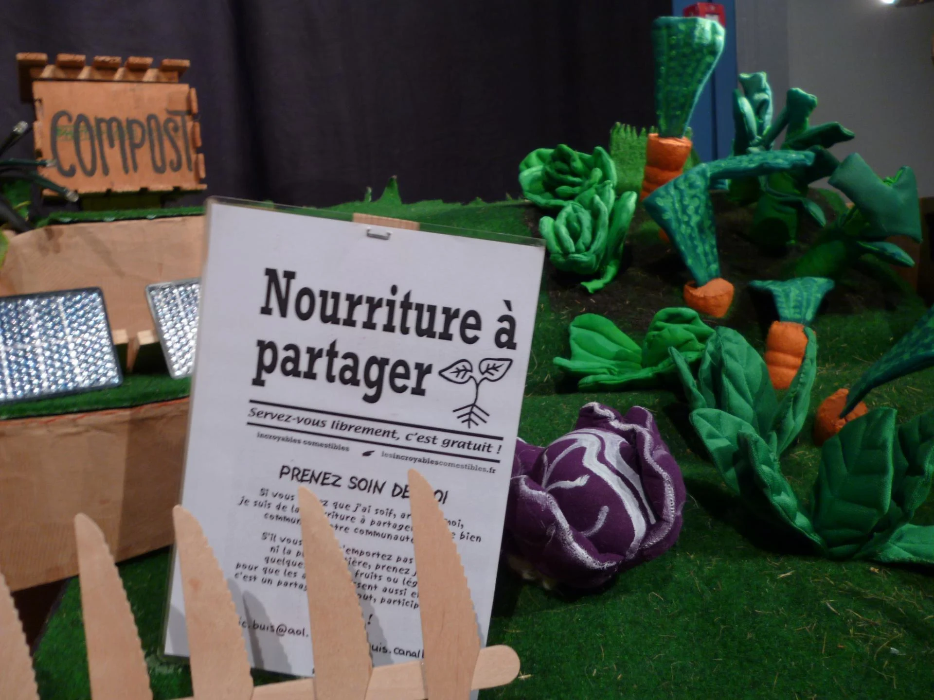 nourriture à partager